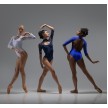 Ballet Rosa dames balletpak Lucienne lange mouwen mesh en kant patroon 