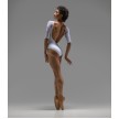 Ballet Rosa Aly balletpak voor dames ronde hals lage rug wit