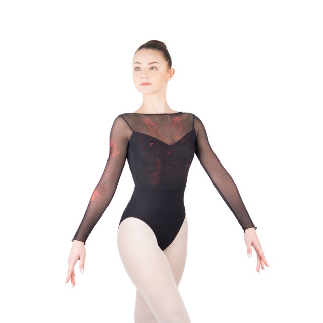 Ballet Rosa Fenix meisjes balletpak met lange mouwen