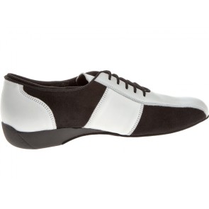 Diamant 143-225-380 dansschoenen voor heren zwart wit 