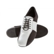 Diamant 143-225-380 dansschoenen voor heren zwart wit leer
