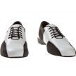 Diamant 143-225-380 dansschoenen voor heren zwart wit vetersluiting