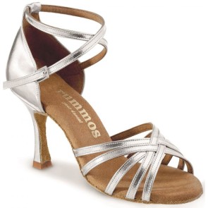 Rummos R332 Dames Salsa schoenen Zilver Leer