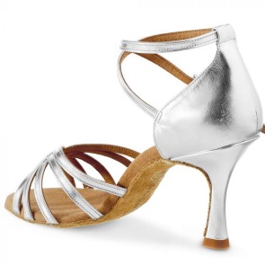 Rummos R332 Dames Salsa schoenen zilver achter