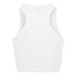 Urban Classics Dames Cropped Rib Top Wit achterkant
