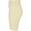 Urban Classics Dames Kortebroek met Hoge Taille Zachtgeel