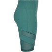 Urban Classics Dames Kortebroek met Hoge Taille Zeeblauw