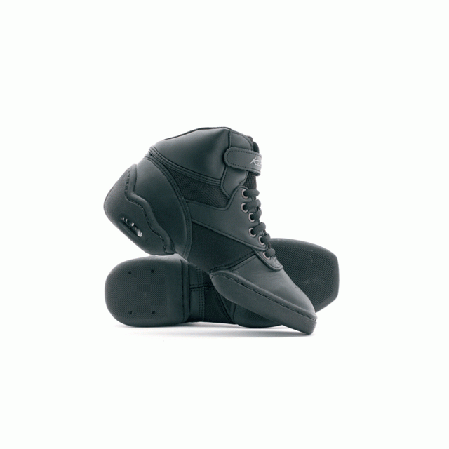 Katz hoge zwarte danssneakers KDS03