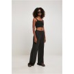 Dames Modal Wijde Pijpen Ballroom Broek zwart dansbroek