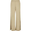 Dames Modal Wijde Pijpen Ballroom Broek khaki voorkant
