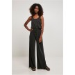 Urban Classics Dames Lange Mouwloze Jumpsuit