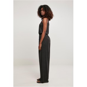 Urban Classics Dames Lange Mouwloze Jumpsuit links