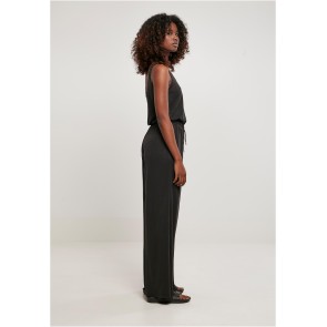 Urban Classics Dames Lange Mouwloze Jumpsuitrechts