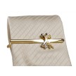 Diamant Dasspeld Goud HW07977 met dansers 7cm breedte