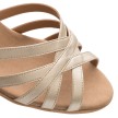 Rumpf Premium Line Vegan Dames dansschoenen goud open neus