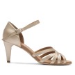 Rumpf Premium Line Vegan Dames dansschoenen goud zijkant