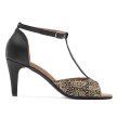 Rumpf 9274 Premium Line Dames Dansschoenen goud zwart zijkant 