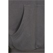 Urban classics organische sweatshirt met trekkoord donkergrijs kangoroe zakken