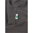 Urban classics organische sweatshirt met trekkoord donkergrijs logo
