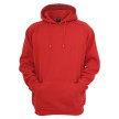 Urban Classics TB014 hoodie voor heren rood trekkoorden