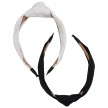 Urban Classics Lichte Hoofdband met Knoop set van 2 Zwart & Wit