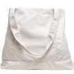 Urban Classics TB5108 canvas draagtas met logo wit achterkant