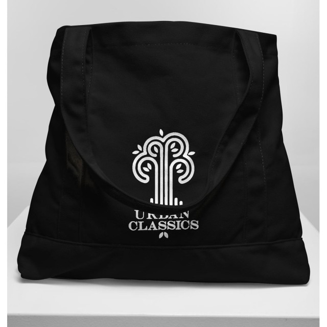 Urban Classics TB5108 canvas draagtas met logo 