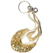 Pastorelli sleutelhanger mini schoen glitters goud
