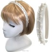 Alista Haarband met parels en strass stenen 