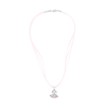 Rumpf Ketting Satijn gekleurd met Tutu Hanger roze