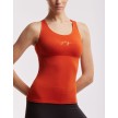 Temps Danse Anissa Yogi tanktop gekruisde bandjes wit