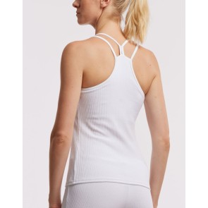 Temps Danse Rituel Tanktop met Dubbele dunne bandjes wit achterkant