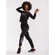 Temps Danse Talia Meisjes DansTrui DANCE ronde hals zwart