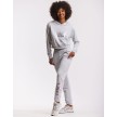 Temps Danse Taiga Meisjes Crop Hoodie capuchon zwart 