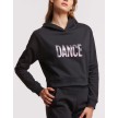 Temps Danse Taiga Meisjes Crop Hoodie katoen wit 