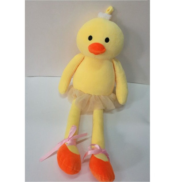 sansha doll03 knuffel gele kuiken ballerina popje