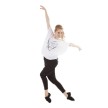 Sansha Skazz Dames T-shirt Dans Vleermuismouwen