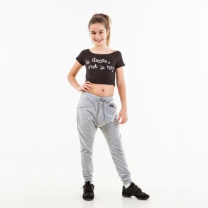 Sansha Skazz crop danstop zwart PAVLOVA SKY1633V