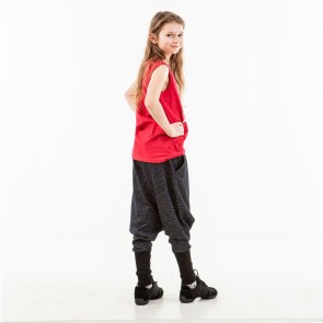 Sansha Skazz Dans shirt zonder mouwen voor kinderen FINLANDIA SKY1631C burgundy achter