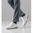Anna Kern Suny 4040 Heren Witte Nappa-Canvas Danssneakers voor heren