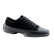 Suny Anna Kern 145 Dames Zwarte Nappa-Nubbuk Danssneakers met Splitzool