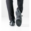 Suny Anna Kern 4045 Heren Zwarte Nappa-Nubbuk Danssneakers met een gescheiden zool