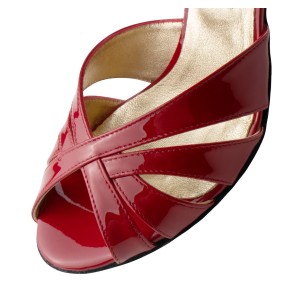 Nueva Epoca Adora dames latin dansschoenen open neus soepel lakleer