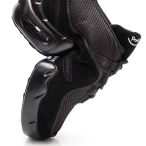 Portdance PD01 danssneakers zwart flexibele splitzool