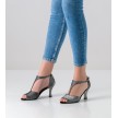 werner kern jamie dansschoenen dames zilver brokaat leer