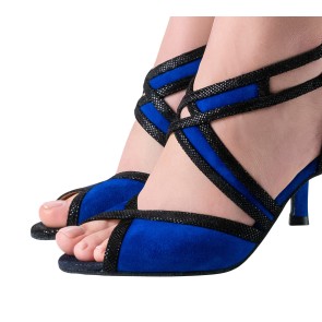 Nueva Epoca Paola dames dansschoenen open neus met wreef bandjes cut outs