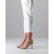 Nueva Epoca Sierra dames dansschoenen latin salsa tango goudkleurig metallic