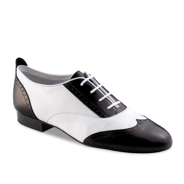 Werner Kern Taylor Dames Dansschoenen met Lederen Zool Zwart-Wit