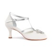 Portdance PD860 Beige-Zilver Bruid Schoenen neolite sool