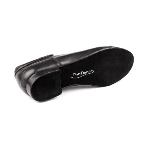 Portdance PD035 Black Leer Suede zool dansschoenen onderkant